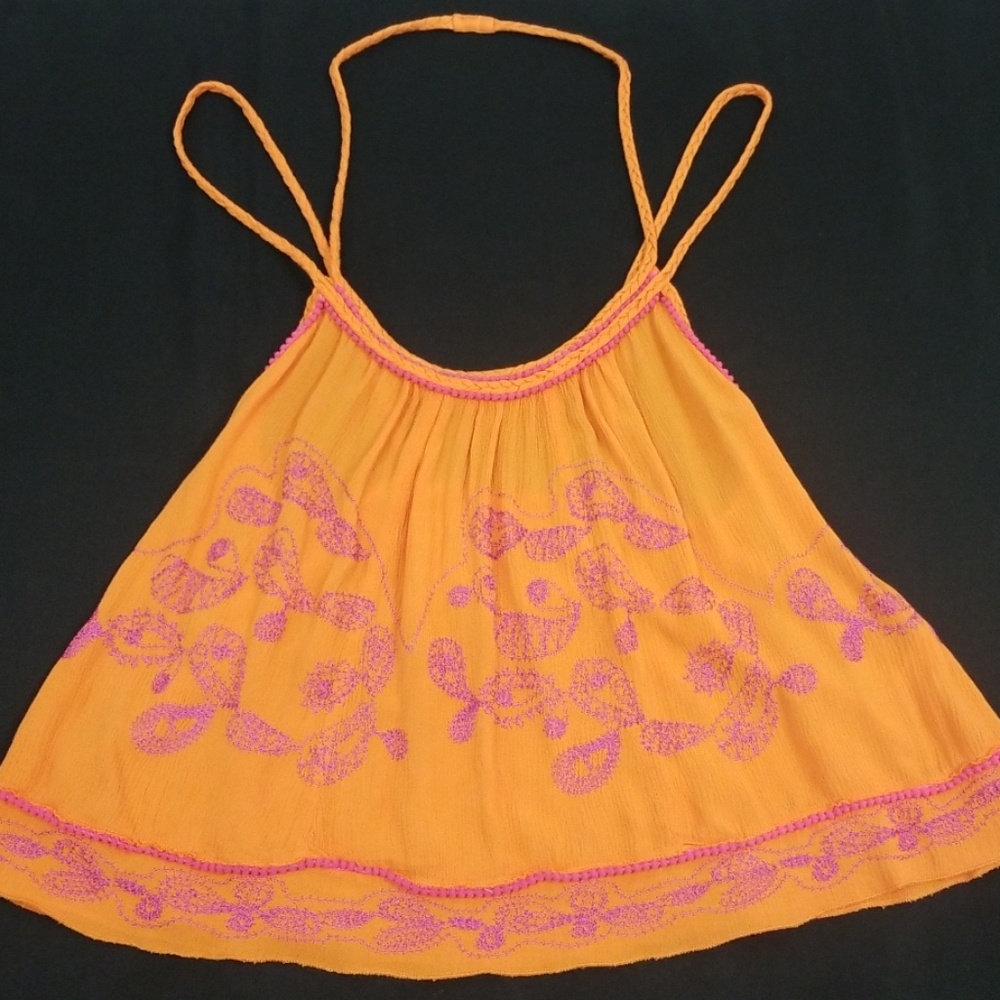 Orange/Pink top!
